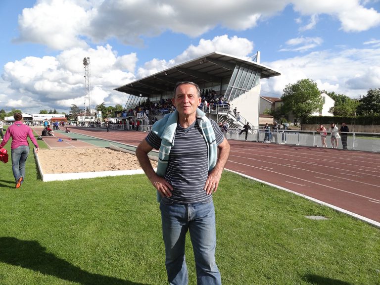 Raymond Castets, président du Tarbes Pyrénées Athlétisme